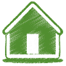 green 'icona home - PNG, ICO, ICNS Download