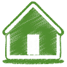 green 'icona home - PNG, ICO, ICNS Download